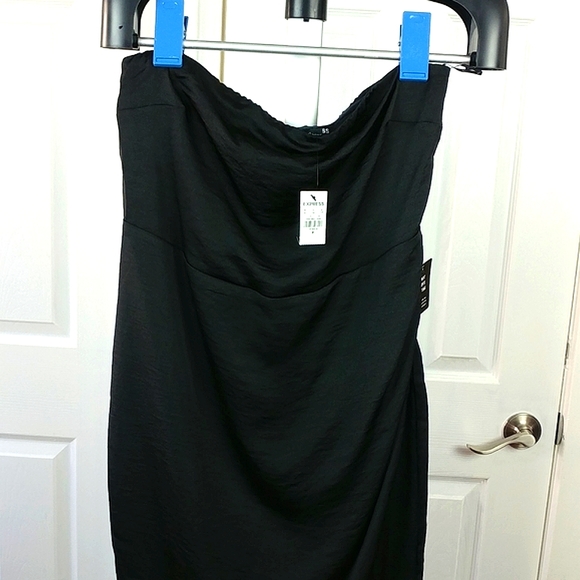 Express Strapless Black Dress - Size Medium - Picture 1 of 7